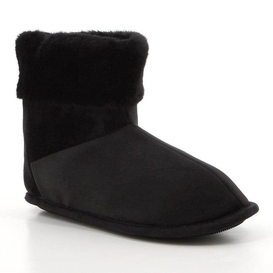 Soft Style Hush Puppies Casa Boots Slippers Black