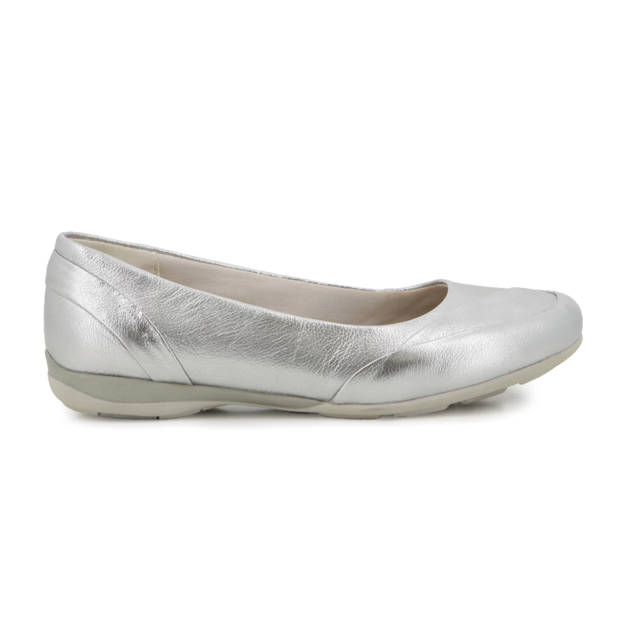 soft style Hush Puppies Cat Casuals Silver Leather