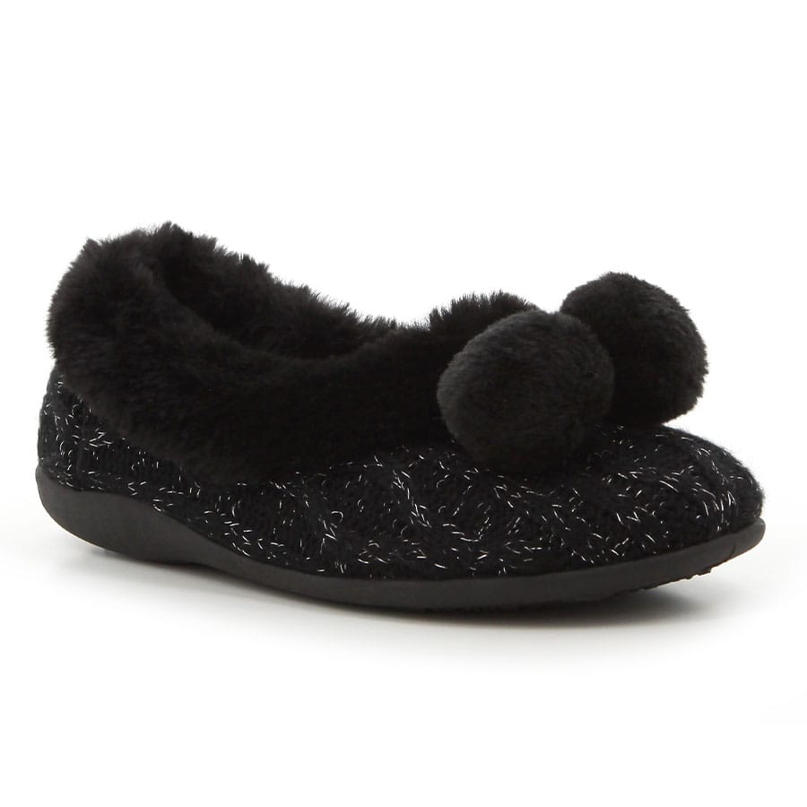 Soft Style Hush Puppies Chloe Slippers Black