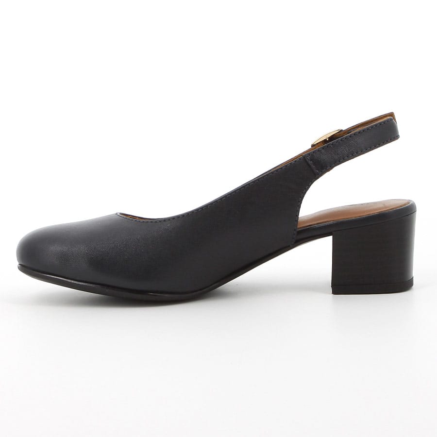 Soft Style Hush Puppies Delilah Heels Navy Leather