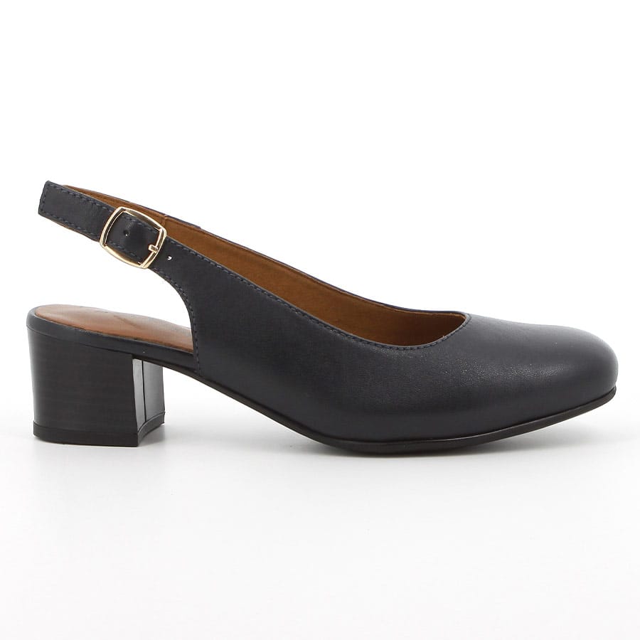 soft style Hush Puppies Delilah Heels Navy Leather