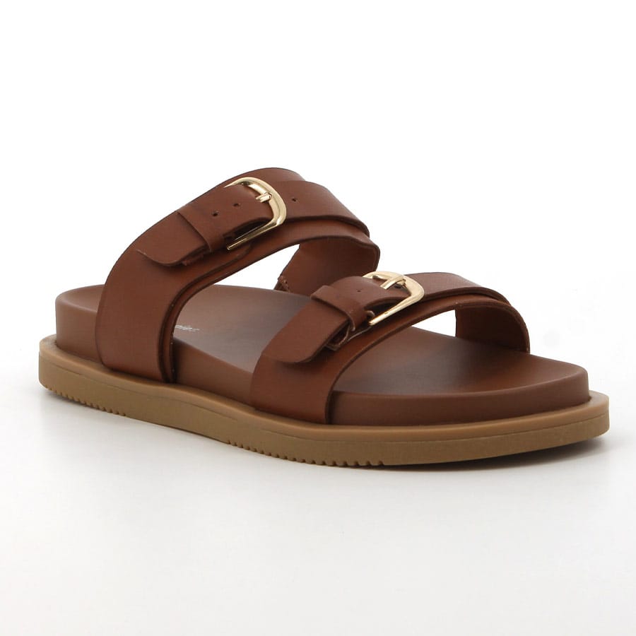 Soft Style Hush Puppies Hadley Sandals Tan Leather