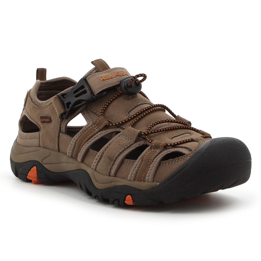 Soft Style Hush Puppies Hite Sandals Smokey Brown