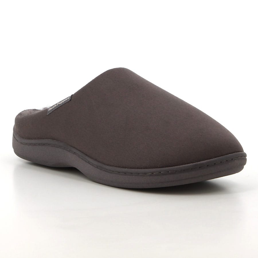 Soft Style Hush Puppies Kevin Mule Slippers Grey