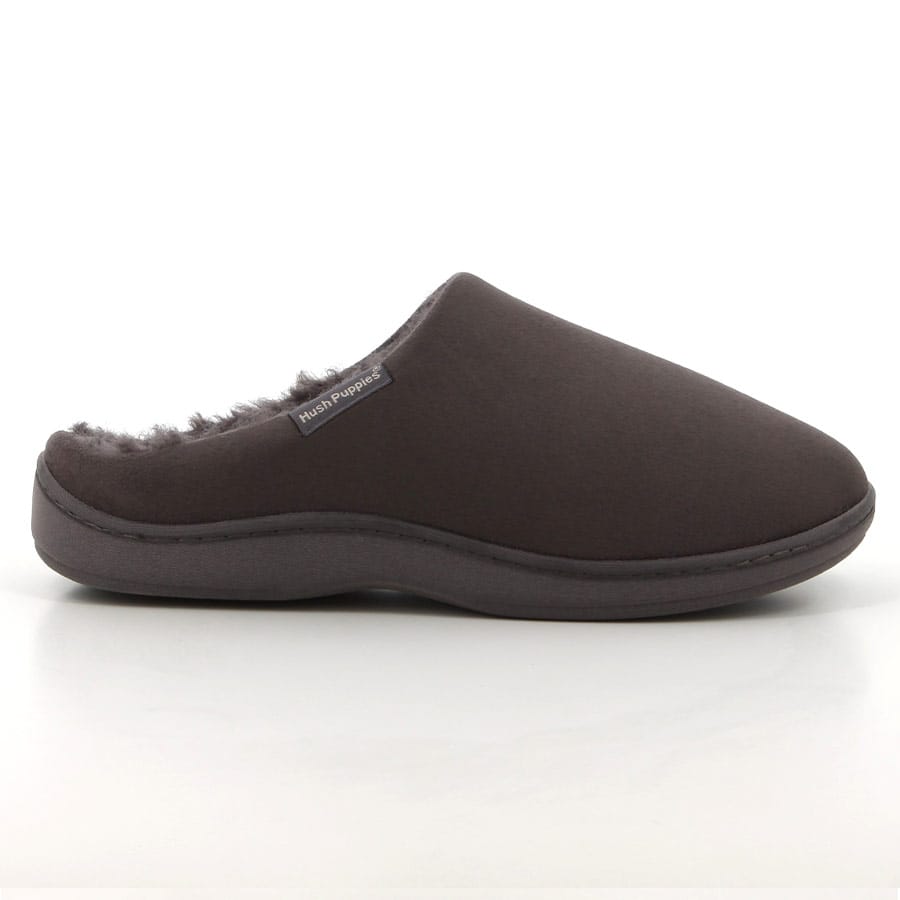 soft style Hush Puppies Kevin Mule Slippers Grey