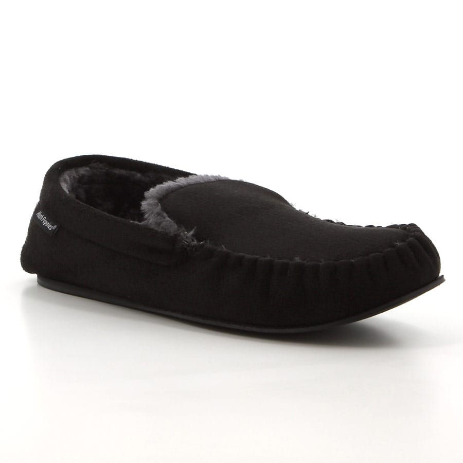 Soft Style Hush Puppies Kozy Microsuede Dark Black
