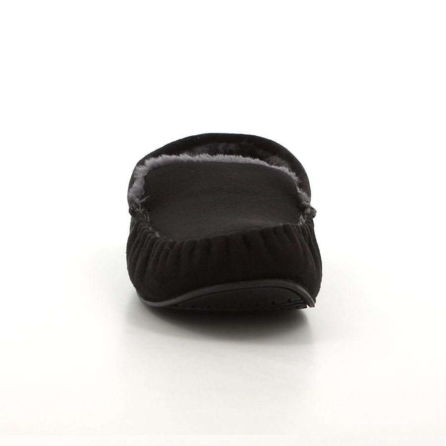 Soft Style Hush Puppies Kozy Microsuede Dark Black