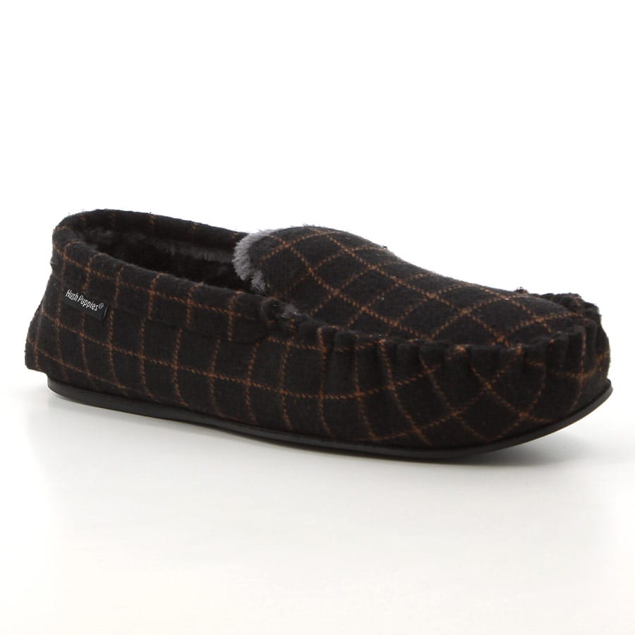 Soft Style Hush Puppies Kozy Slippers Black