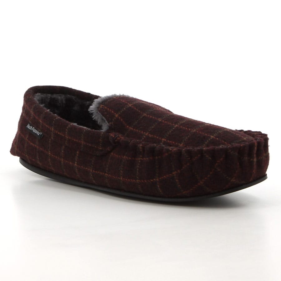 Soft Style Hush Puppies Kozy Slippers Burgandy
