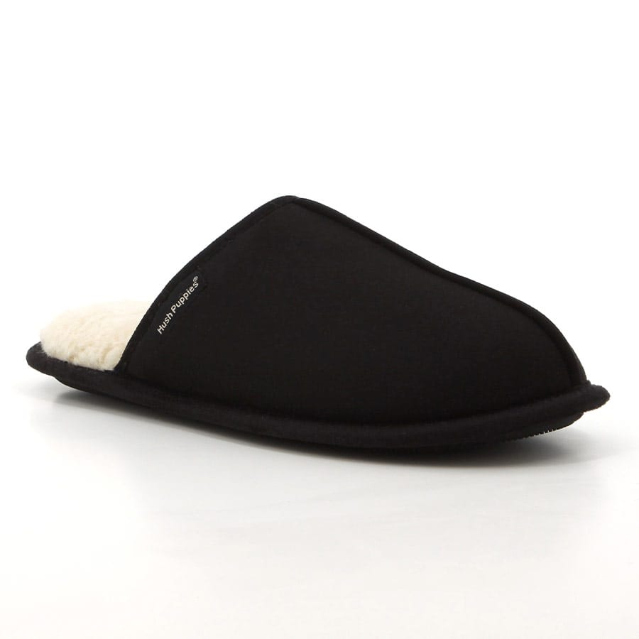 Soft Style Hush Puppies Martin Slippers Black