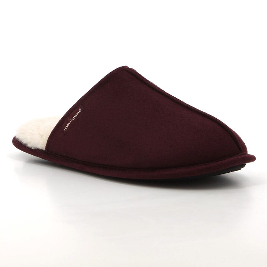 Soft Style Hush Puppies Martin Slippers Burgandy