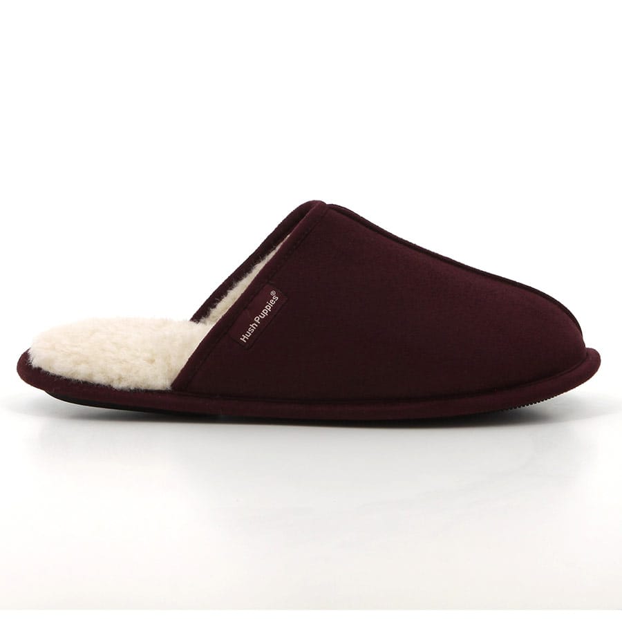 soft style Hush Puppies Martin Slippers Burgandy
