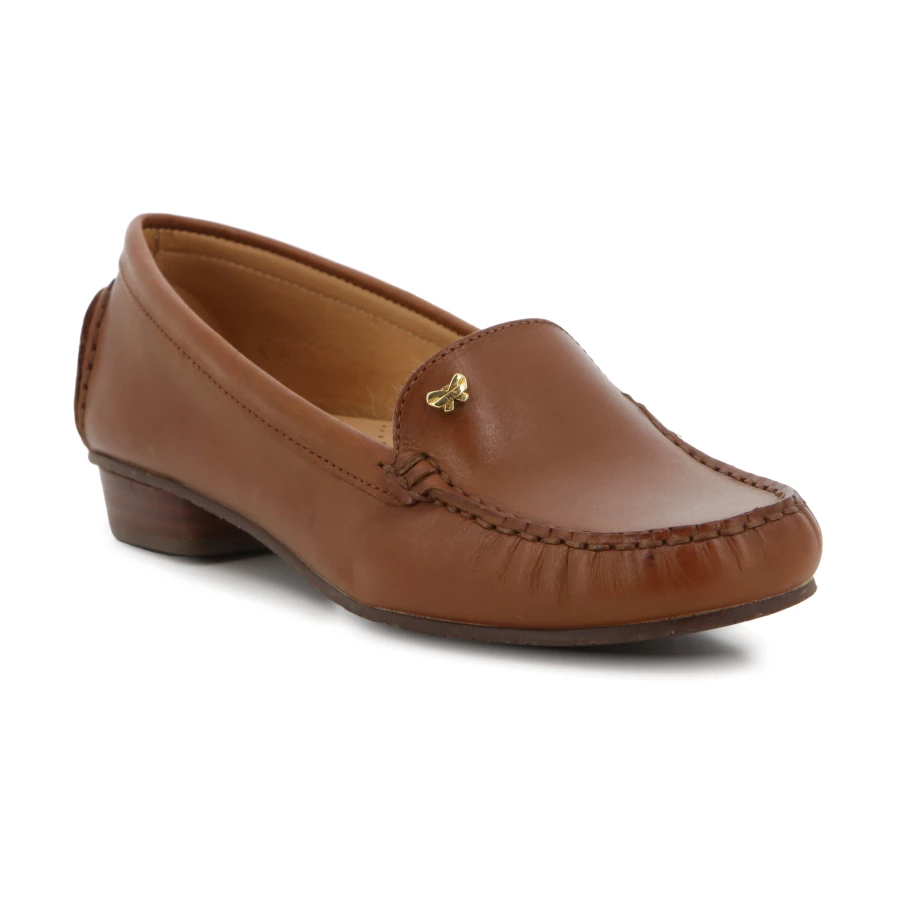Soft Style Hush Puppies Nia Loafers Cognac Leather