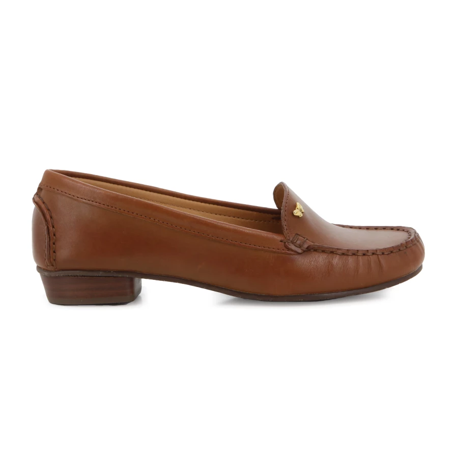 soft style Hush Puppies Nia Loafers Cognac Leather