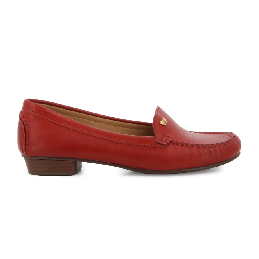 soft style Hush Puppies Nia Loafers Red Leather