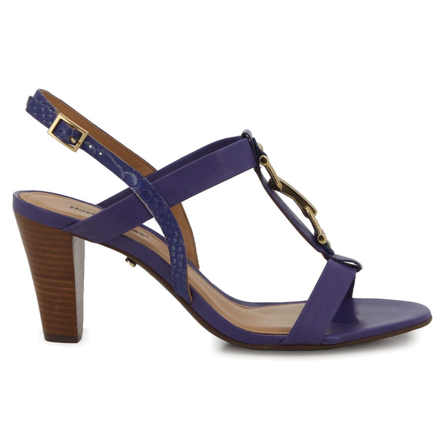 soft style Hush Puppies Orlan Heels Blue Leather