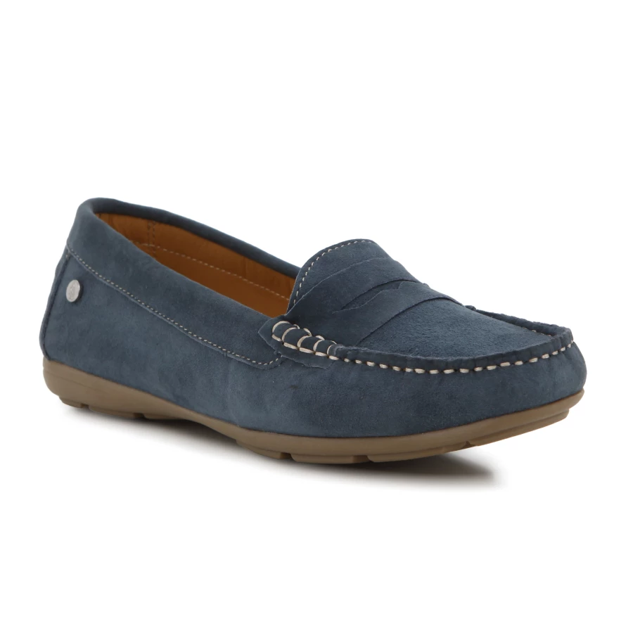 Soft Style Hush Puppies Primo Casuals Blue Suede