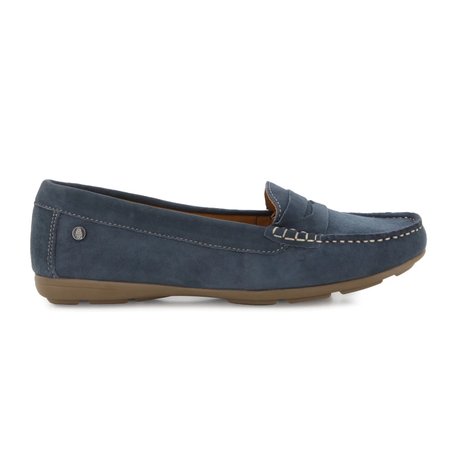 soft style Hush Puppies Primo Casuals Blue Suede