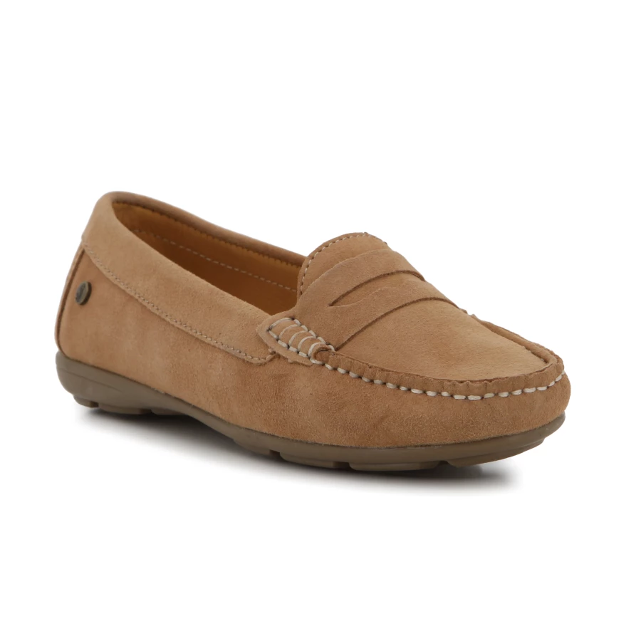 Soft Style Hush Puppies Primo Tan Goat Suede
