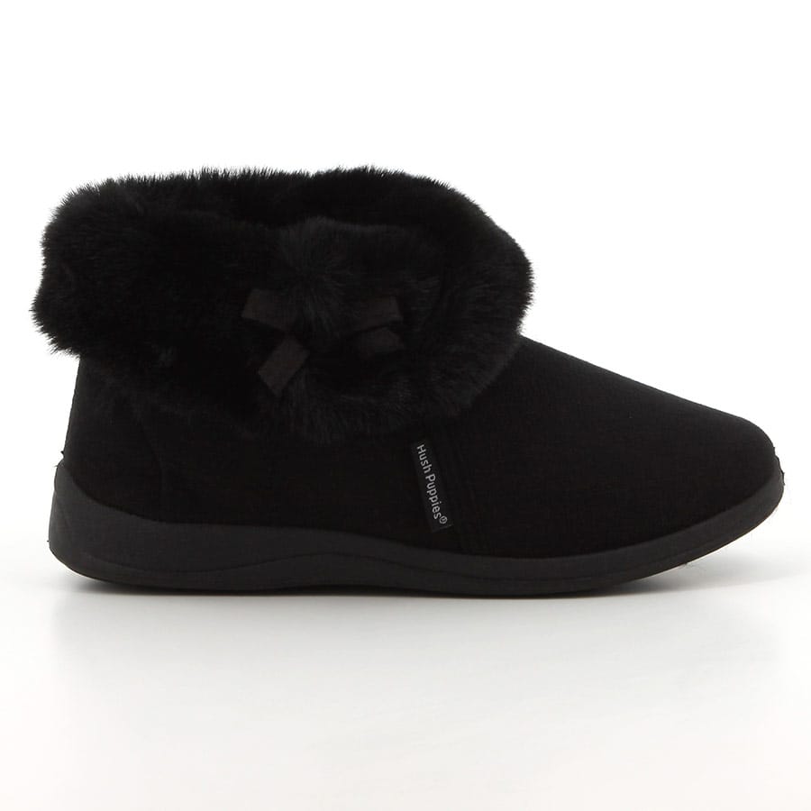 soft style Hush Puppies Sharon Slippers Black