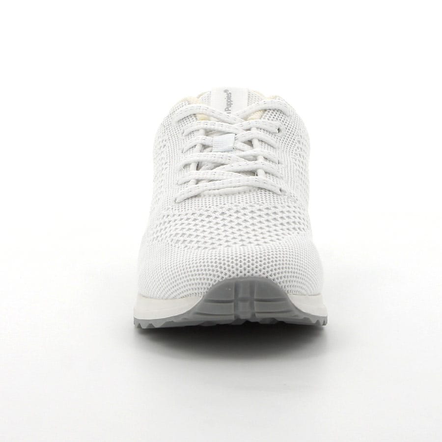 Soft Style Hush Puppies Sneak Knit Sneakers White