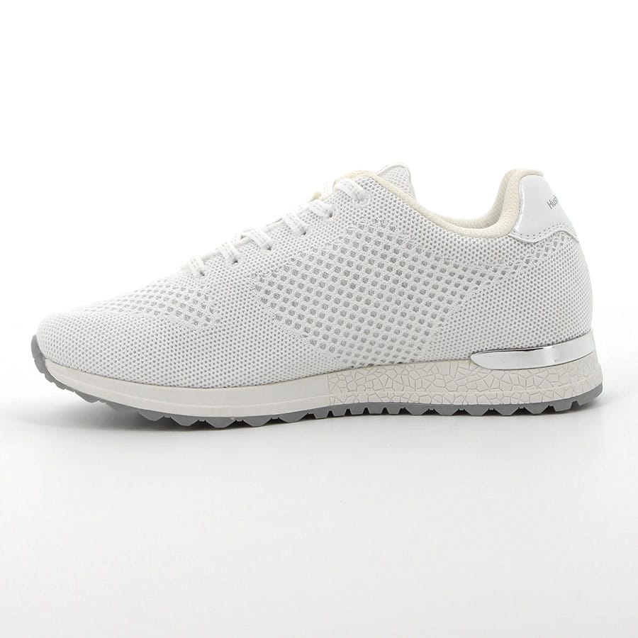 Soft Style Hush Puppies Sneak Knit Sneakers White
