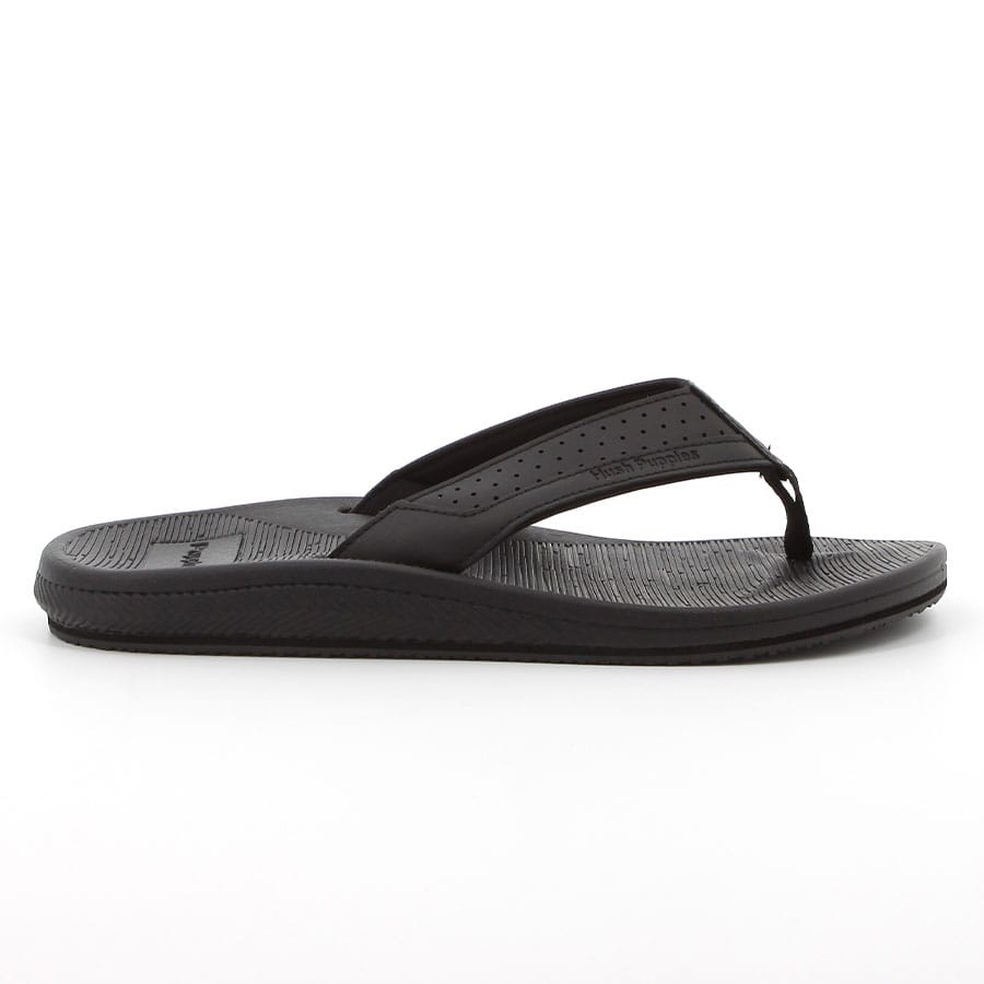 soft style Hush Puppies Strut Thongs Black