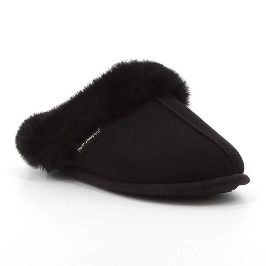 Soft Style Hush Puppies Virginia Slippers Black