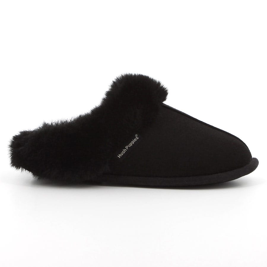 soft style Hush Puppies Virginia Slippers Black