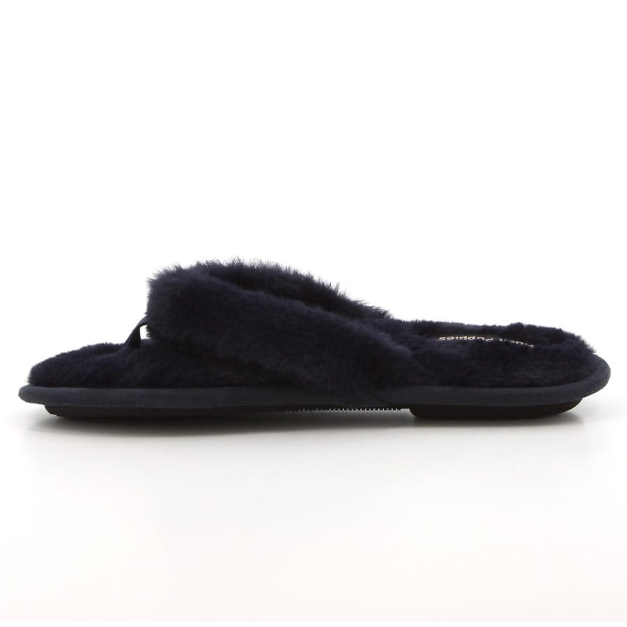Soft Style Hush Puppies Viviana Slippers Navy