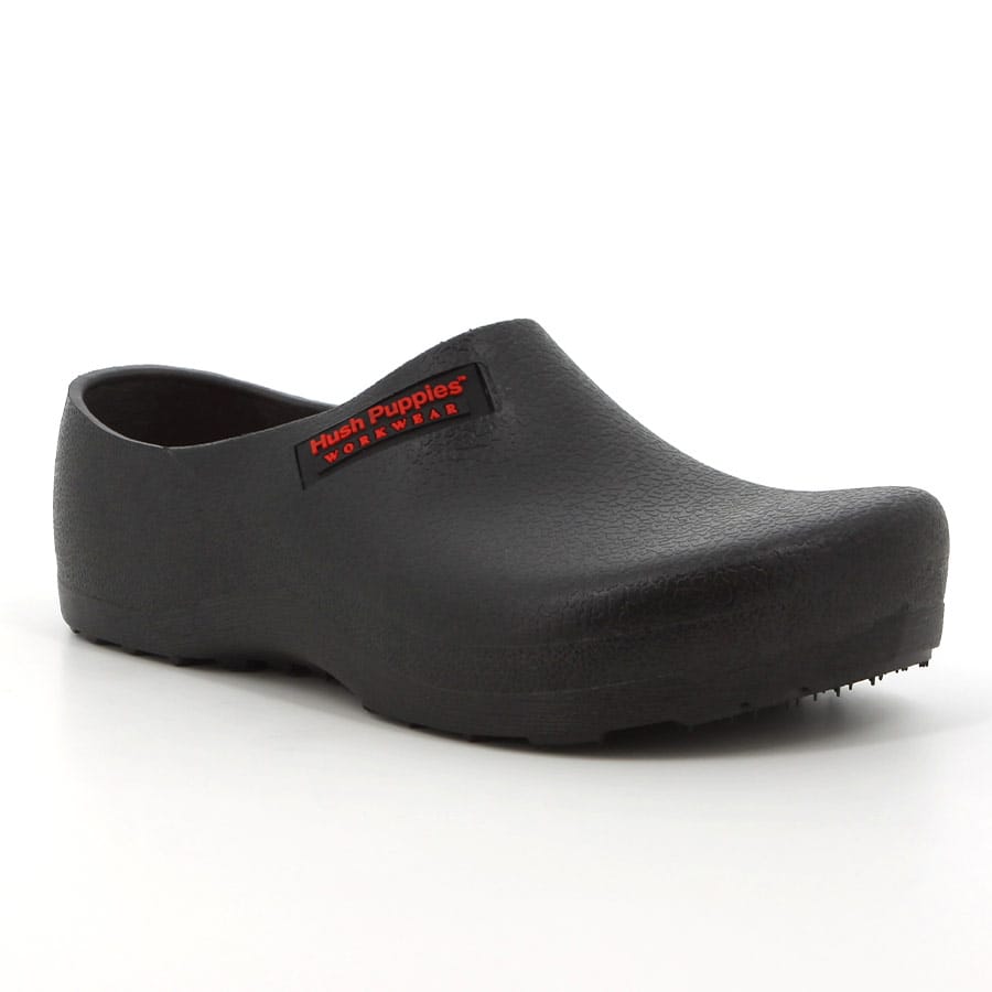 Soft Style Hush Puppies Workwear Clog Black