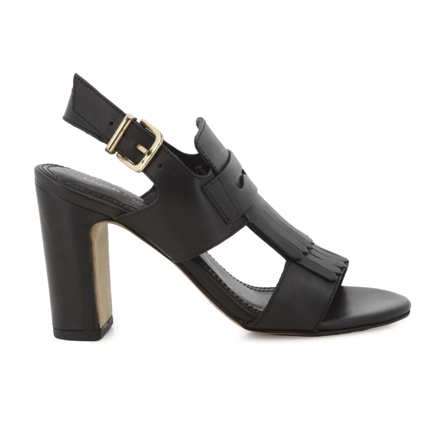 soft style Hush Puppies Zinnia Heels Black Leather