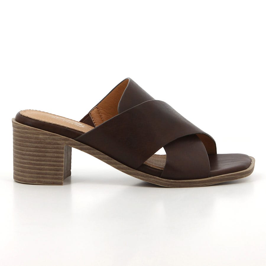 soft style Soft Abany Heeled Mules Choc