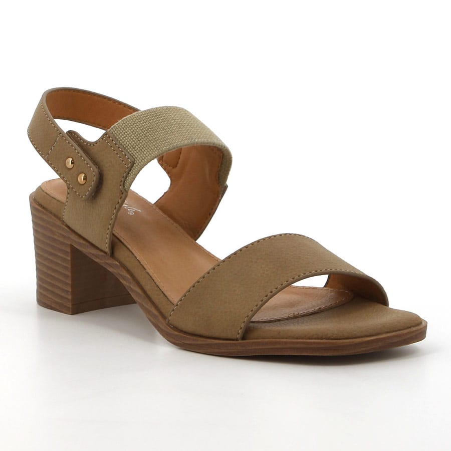 Soft Style Soft Abrianna Heeled Sandals Taupe