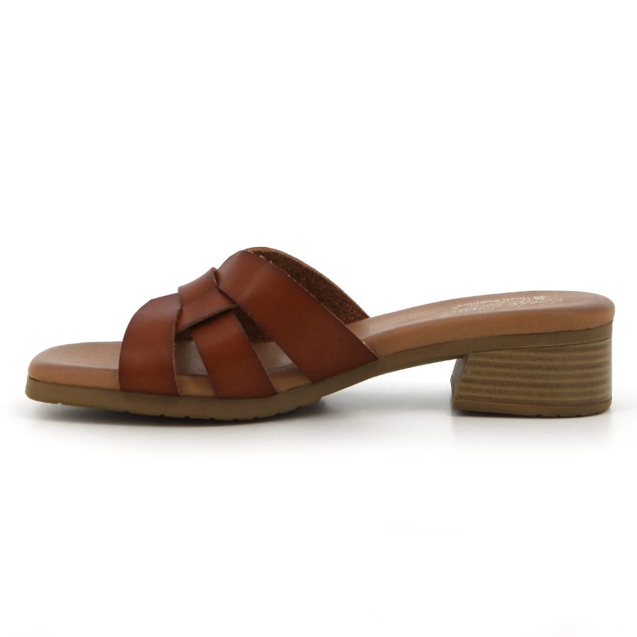 Soft Style Soft Altessa Low Heel Sandals Cognac