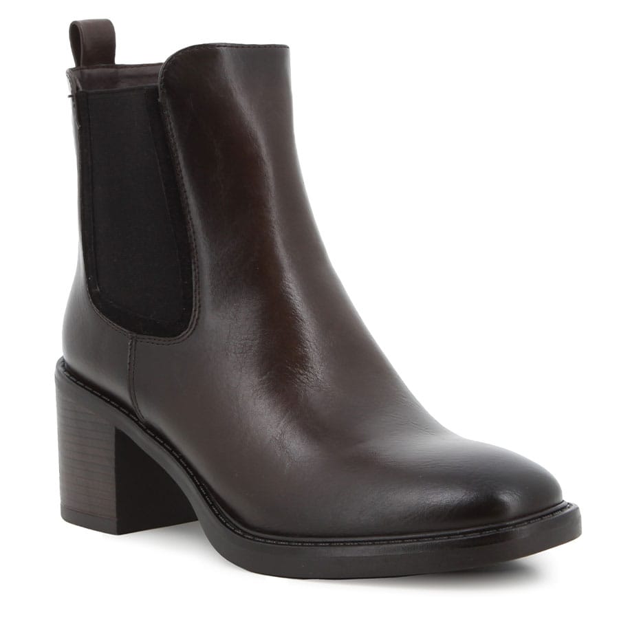 Soft Style Soft Carolena Ankle Boots Chocolate
