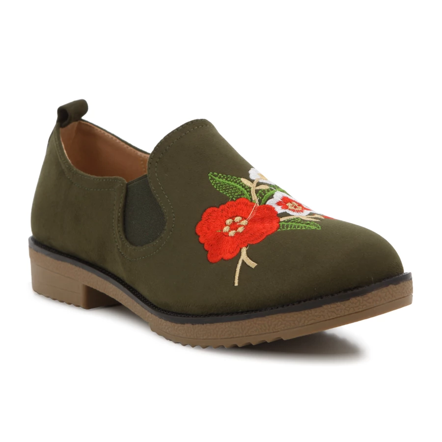 Soft Style Soft Earleen Casual Flats Olive Multi