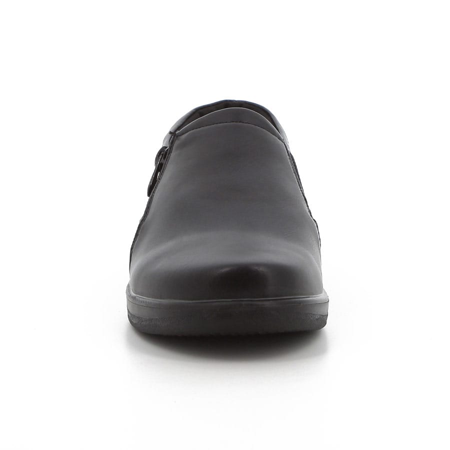 Soft Style Soft Jillian Flats With Side Zips Black