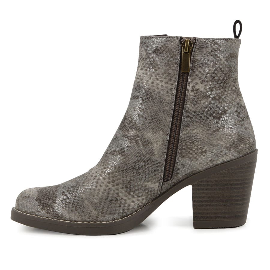 Soft Style Soft Karen Ankle Boots Metallic Reptile