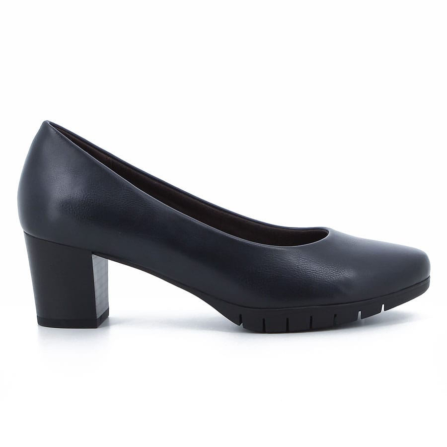 soft style Soft Makana Mid Block Heel Courts Navy