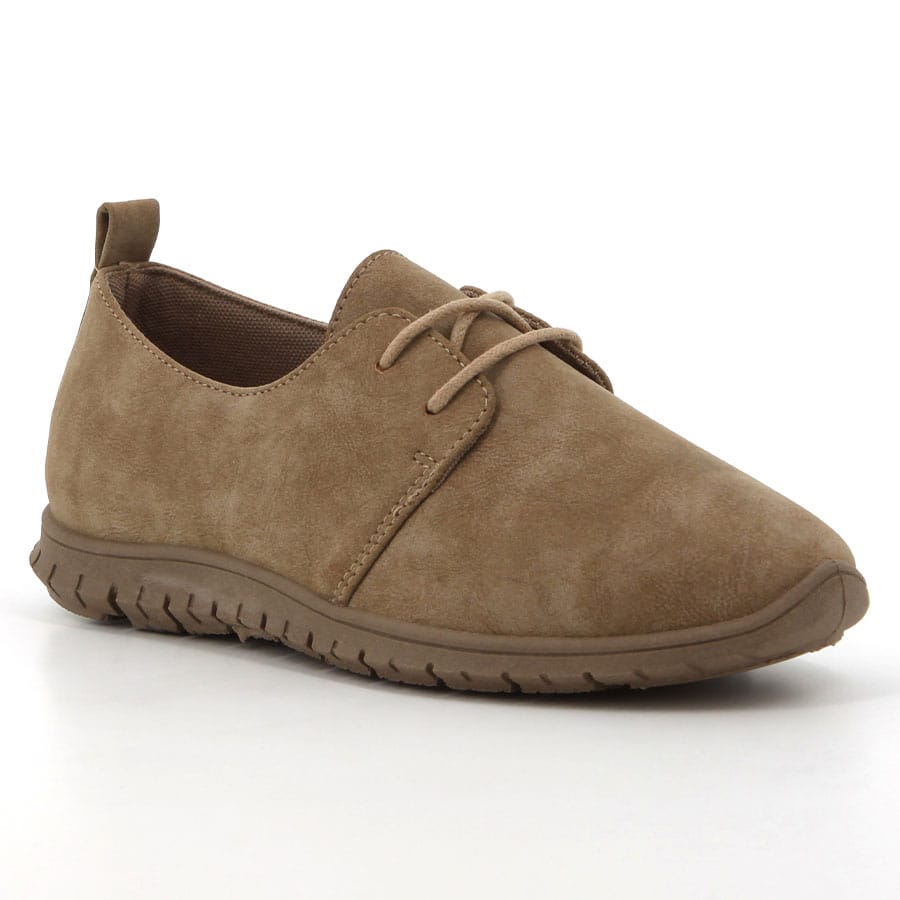 Soft Style Soft Narissa Nubuck PU Lace Ups Taupe
