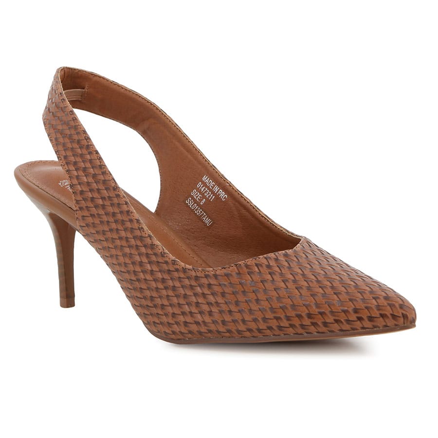 Soft Style Soft Oriel Slingback Heels Tan Multi