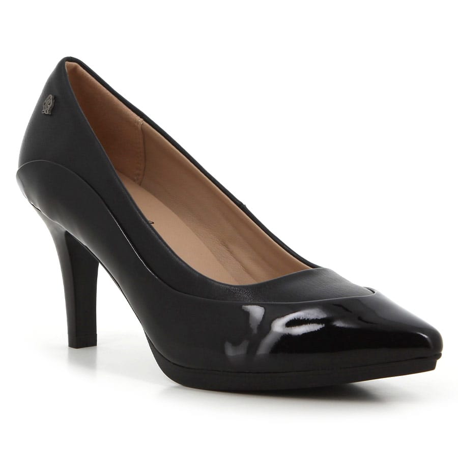 Soft Style Soft Philana Mid Heel Courts Black
