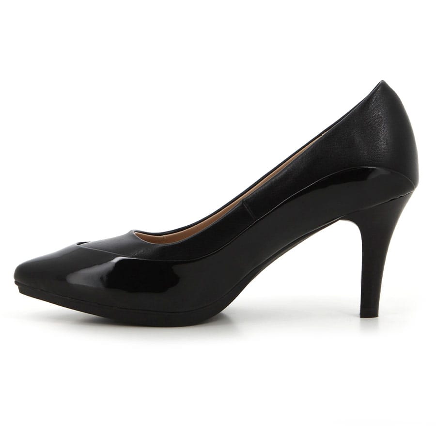 Soft Style Soft Philana Mid Heel Courts Black