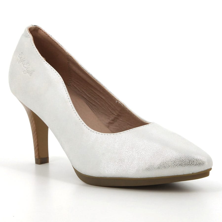 Soft Style Soft Philippa Mid Heel Courts Pearl