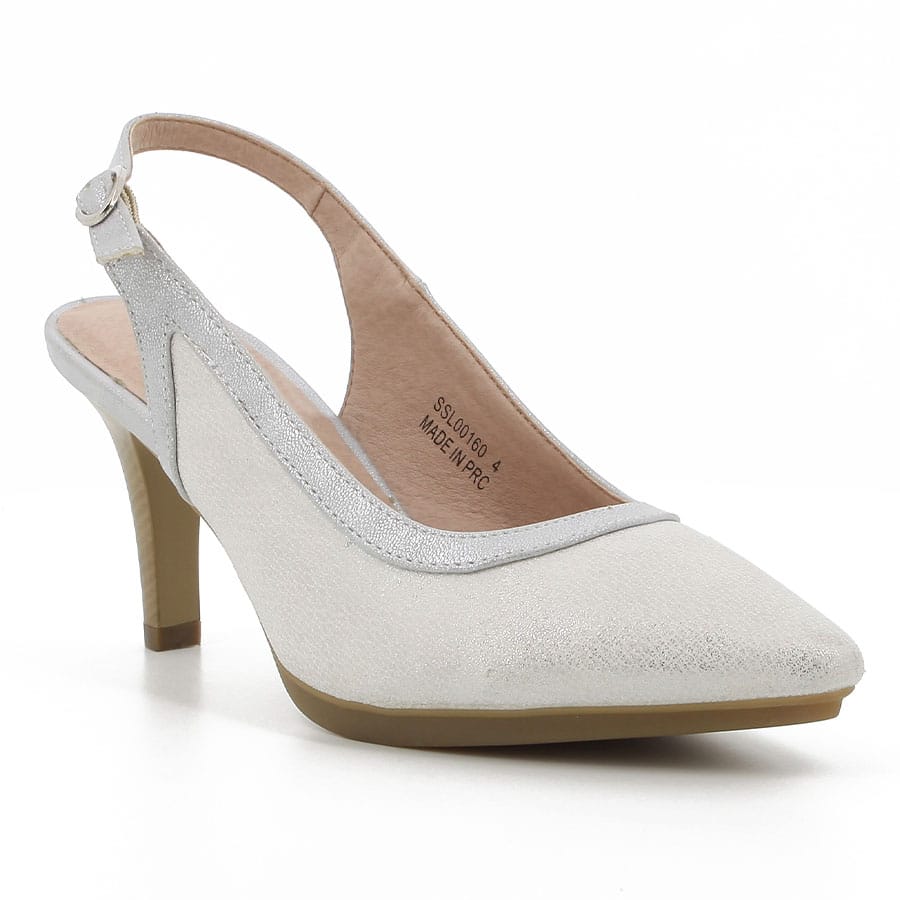 Soft Style Soft Phoebe Slingback Heels Pearl