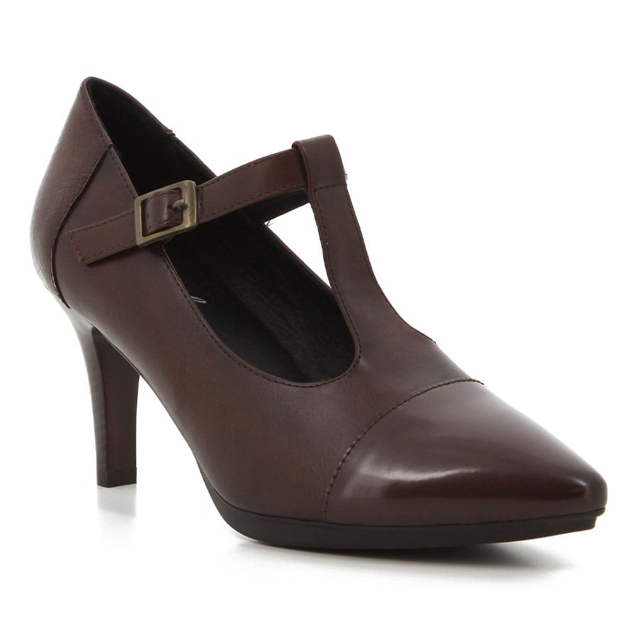 Soft Style Soft Phoenix Mid Heels Chocolate
