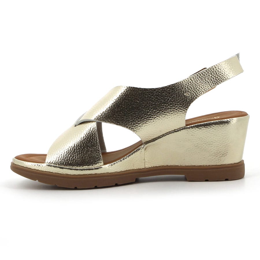 Soft Style Soft Ranee Wedge Sandals Light Gold