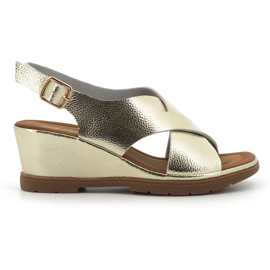 soft style Soft Ranee Wedge Sandals Light Gold