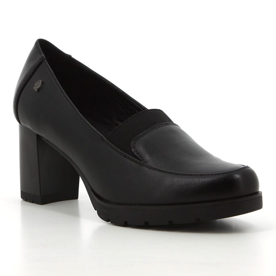 Soft Style Soft Roma Block Heel Courts Black
